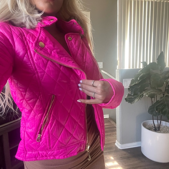 Juicy couture jacket with furry outlined hood - Picture 3 of 4